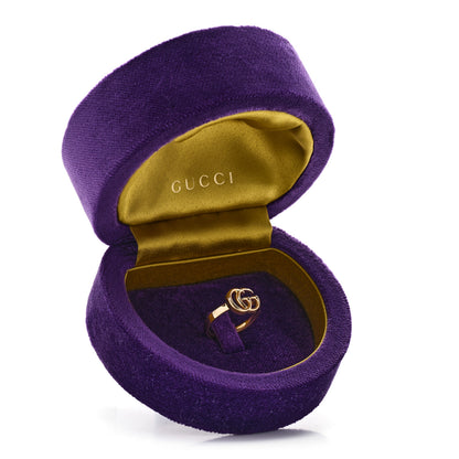 Gucci 18K Yellow Gold Running GG Ring 55 7.25 5 of 5