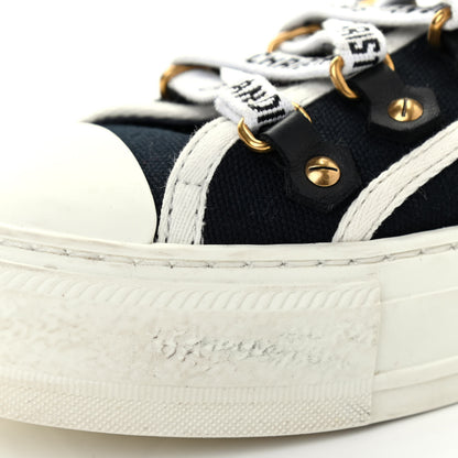 Christian Dior Canvas Womens Walk'n Dior Low Top Sneakers 38 Black 13 of 14