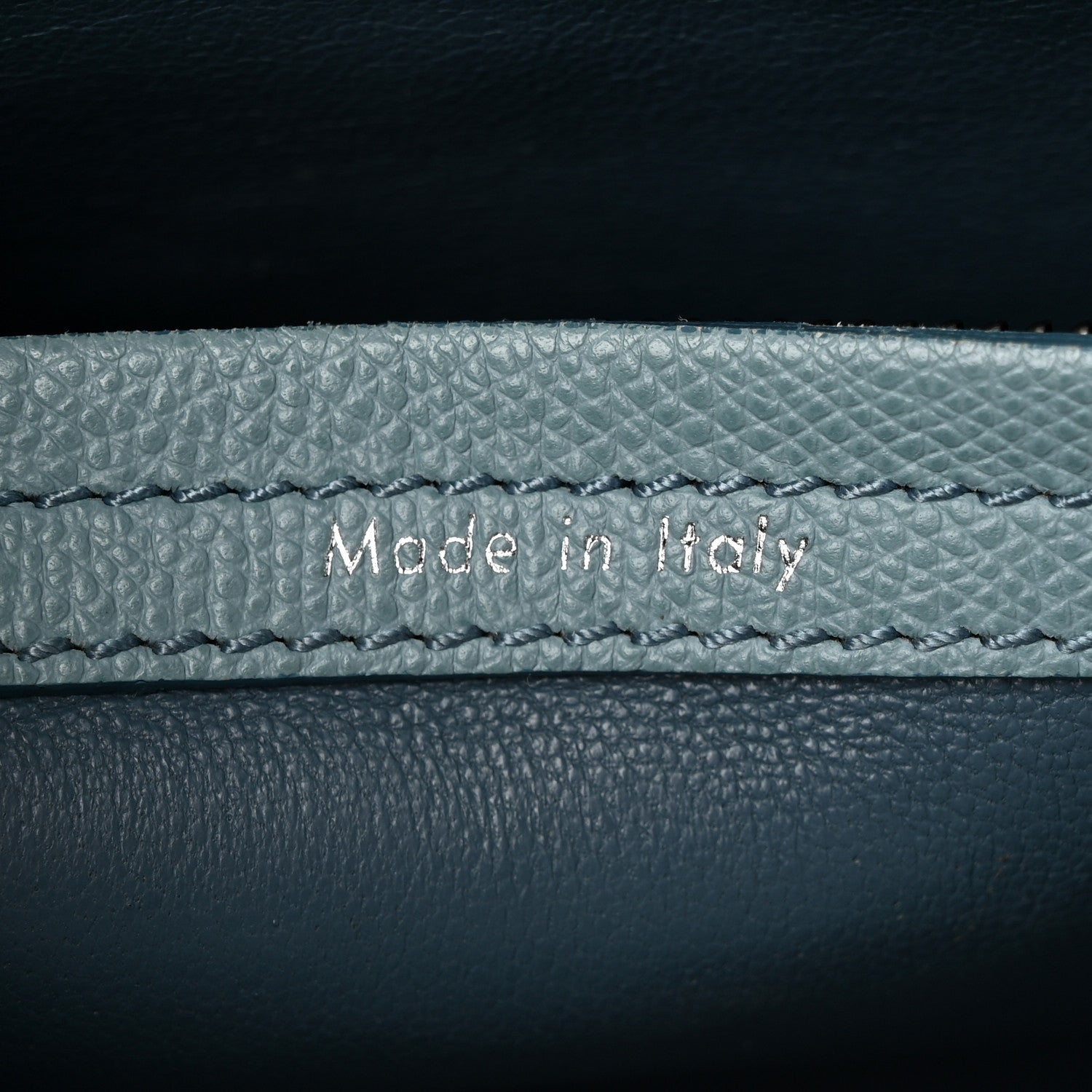 Celine Grained Calfskin Medium Phantom Luggage Sky Blue 7 of 15