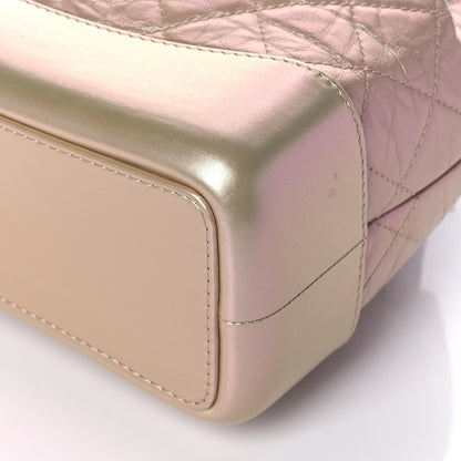 Chanel Iridescent Lambskin Calfskin Small Quilted Gabrielle Backpack Light Pink 10 of 11