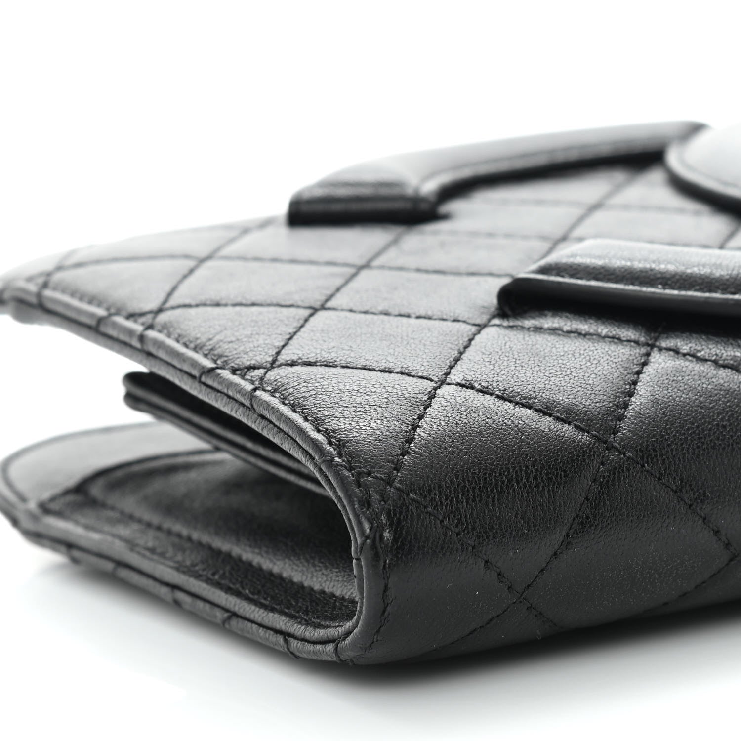 Chanel Lambskin Quilted Coco Midnight Clutch Black 9 of 11