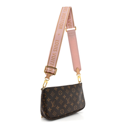 Louis Vuitton LOUIS VUITTON Monogram Multi Pochette Accessories Rose Clair 3 of 13