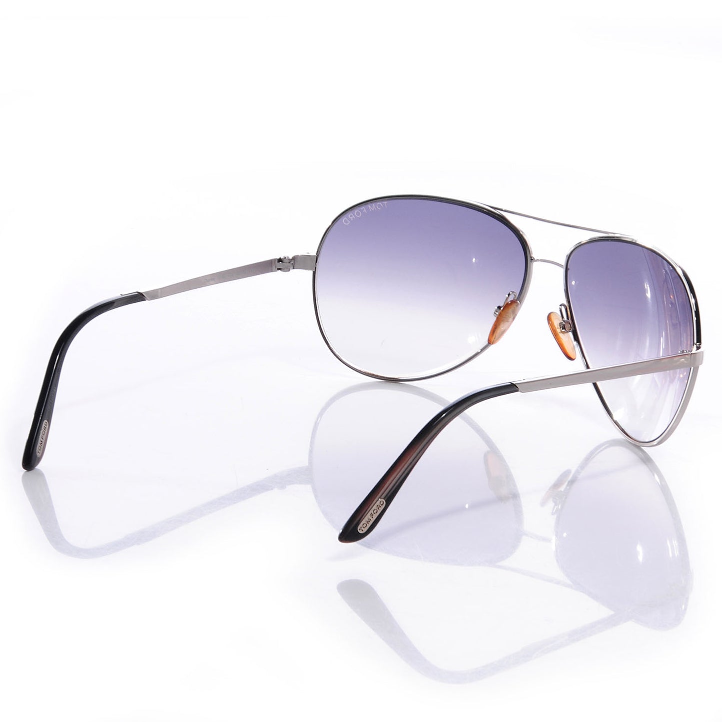 Metal Charles Aviator Sunglasses TF35 Silver