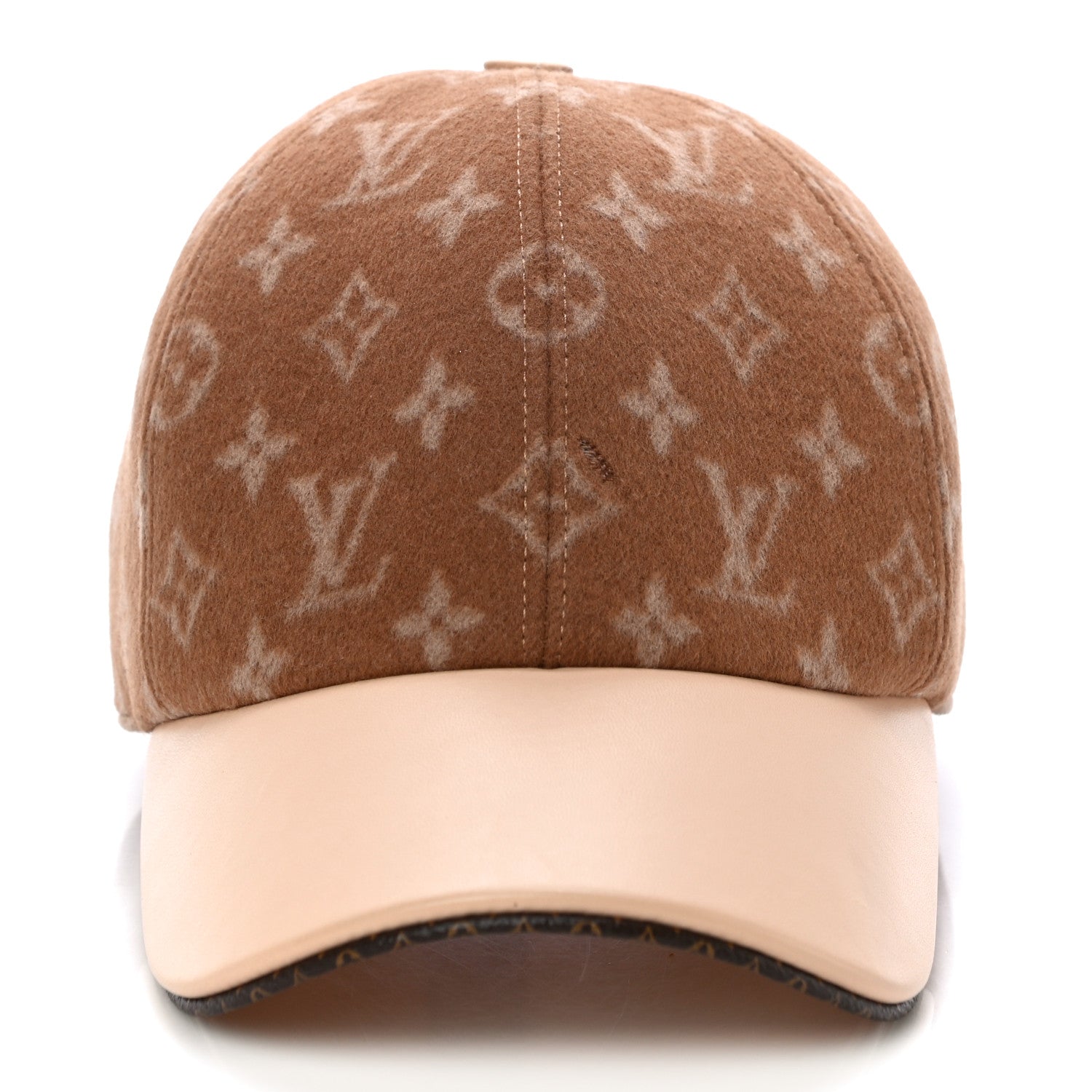 Louis Vuitton Wool Monogram Carry On Cap M Beige 3 of 6