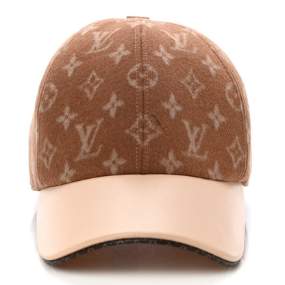 Louis Vuitton Wool Monogram Carry On Cap M Beige 3 of 6
