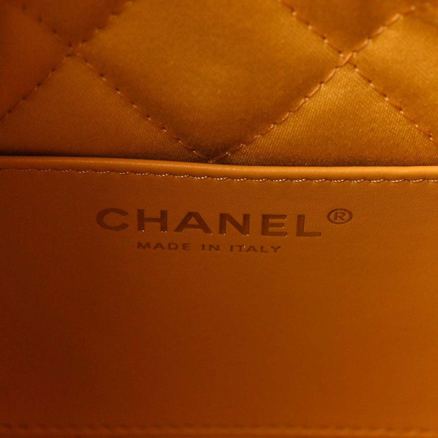 Chanel Shiny Calfskin Quilted Mini Chanel 22 Yellow 6 of 10