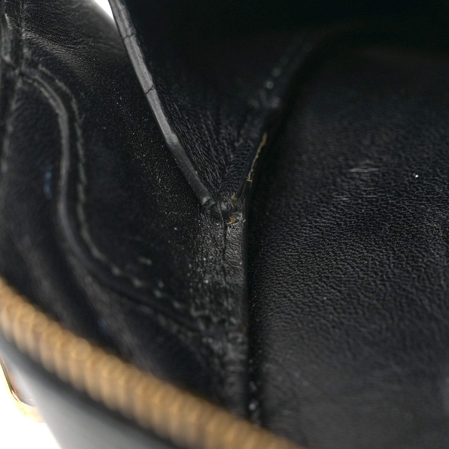 Versace Calfskin Medallion Tribute Bowling Bag Black 10 of 15