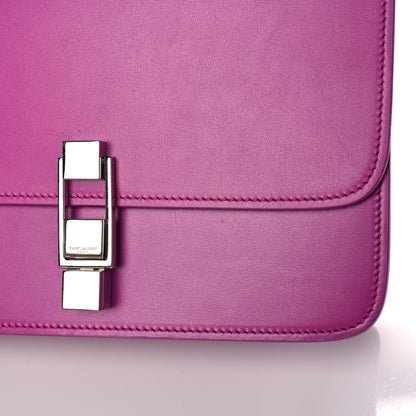 Saint Laurent Smooth Calfskin Le Carre Shoulder Bag Purple 11 of 12