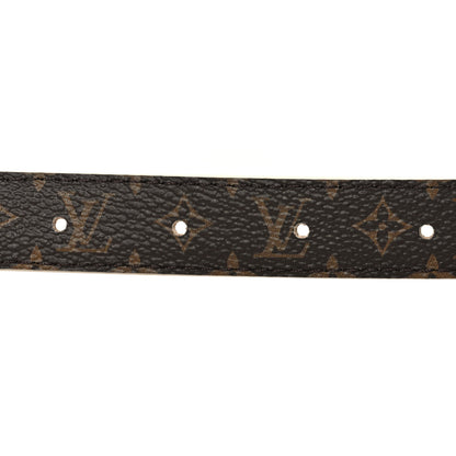 Louis Vuitton Monogram Empreinte 20mm Flowergram Reversible 80 32 Belt Cream 4 of 7