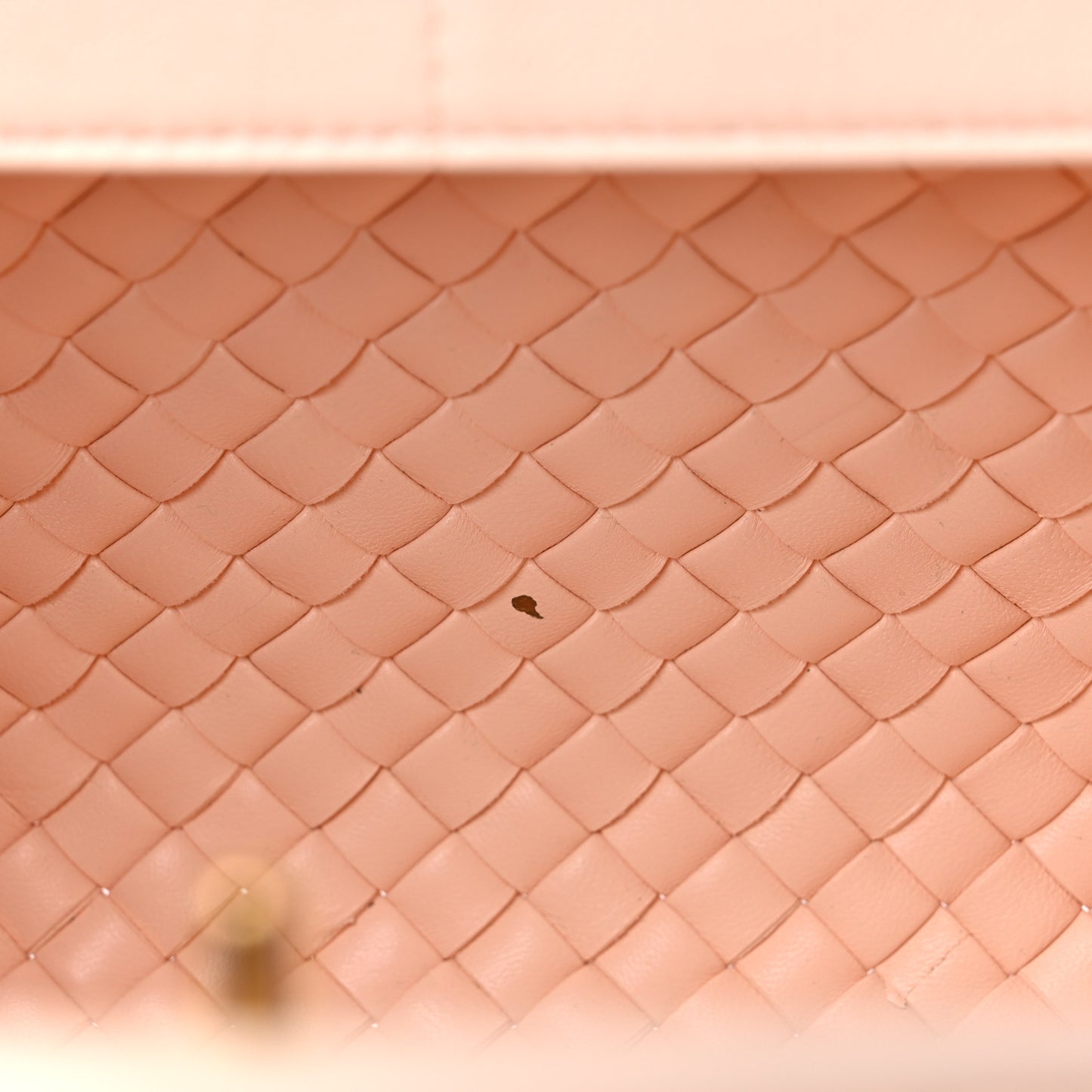 Nappa Intreccio Mini Padded Handle Bag Flamingo