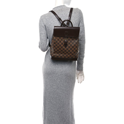 Louis Vuitton Damier Ebene Soho Backpack 3 of 8