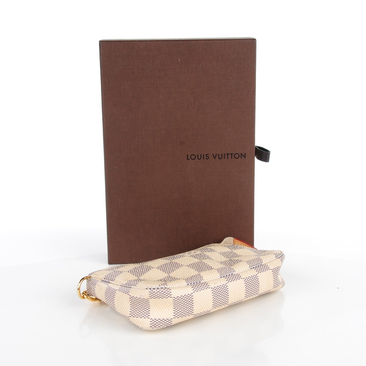 Louis Vuitton Damier Azur Mini Pochette Accessories 4 of 9