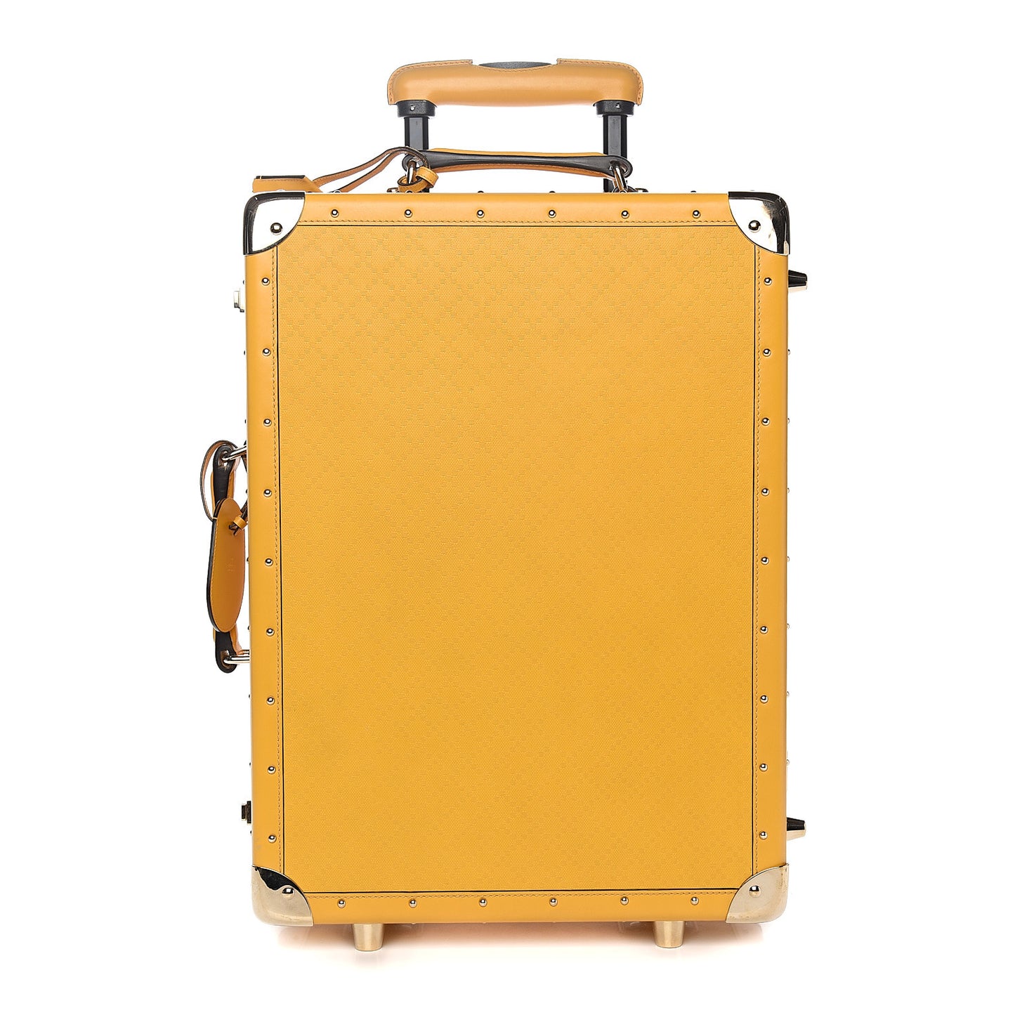 Bright Diamante Structured Suitcase Bumblebee