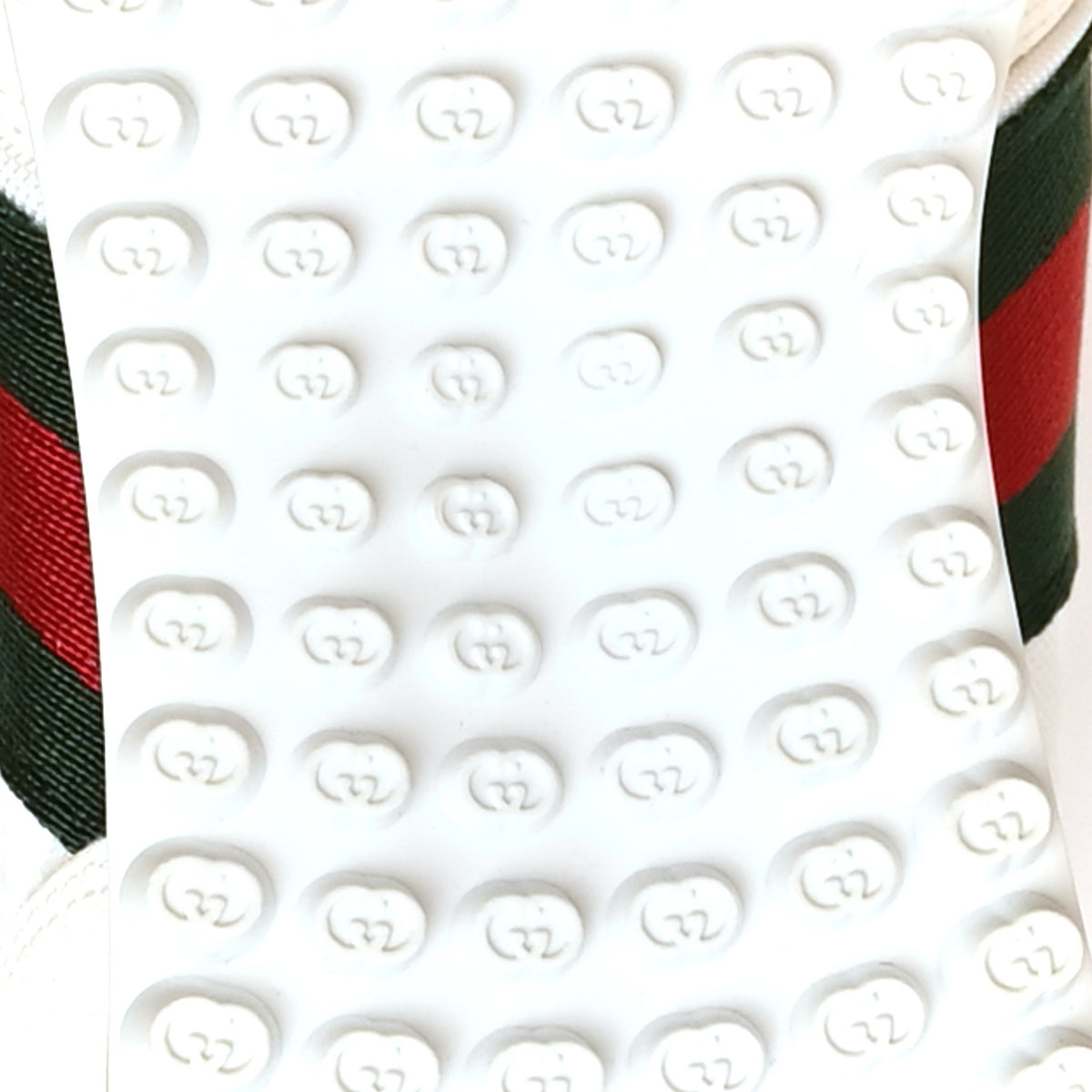 GG Suede Monogram Web Re-Motion Sneakers 36.5 White