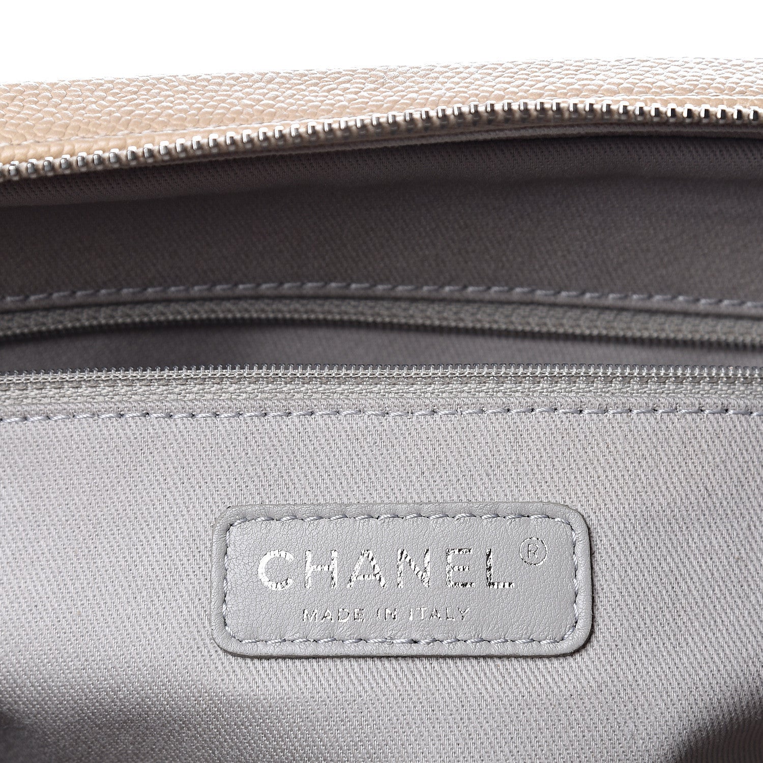 Chanel Caviar Quilted Jumbo Easy Flap Beige 5 of 10
