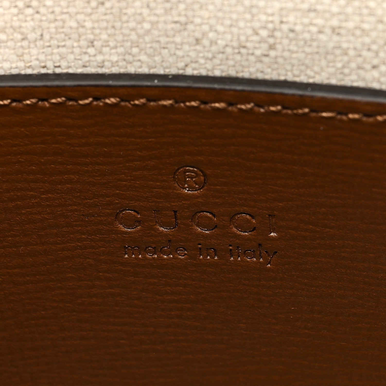 Gucci GG Supreme Monogram Azalea Calfskin Retro Interlocking G Flat Messenger Bag Beige Ebony Brown Sugar 6 of 9