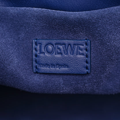 Loewe Satin Calfskin Monochrome Flamenco Knot Clutch Deep Purple Glaze 6 of 11