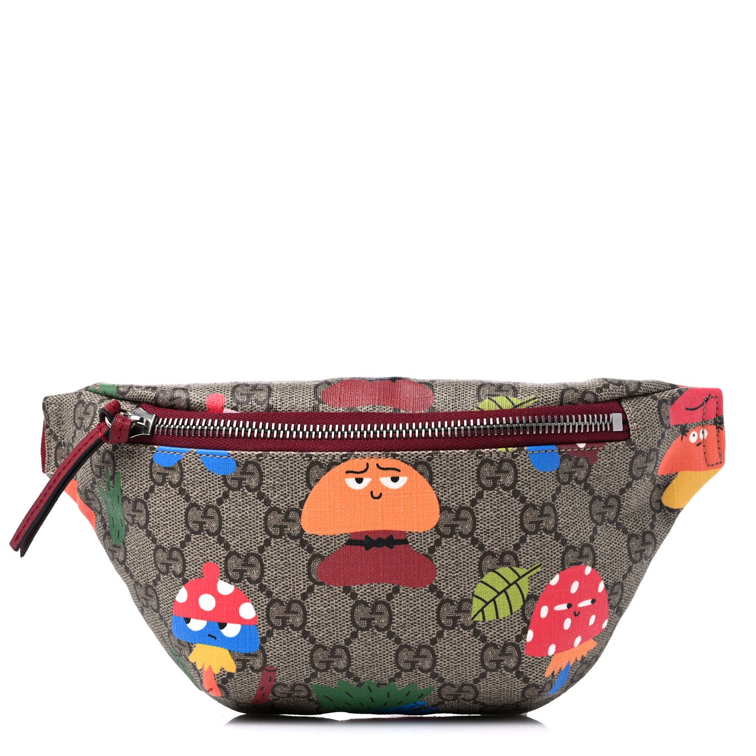 Gucci Soft GG Supreme Monogram Dancing Woodland Childrens Belt Bag Beige Ebony Multicolor 1 of 9