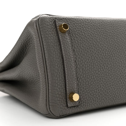 Hermes Togo Birkin 25 Gris Meyer 9 of 12