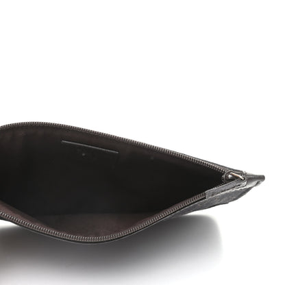 Gucci Monogram Zip Pouch Dark Brown 5 of 7