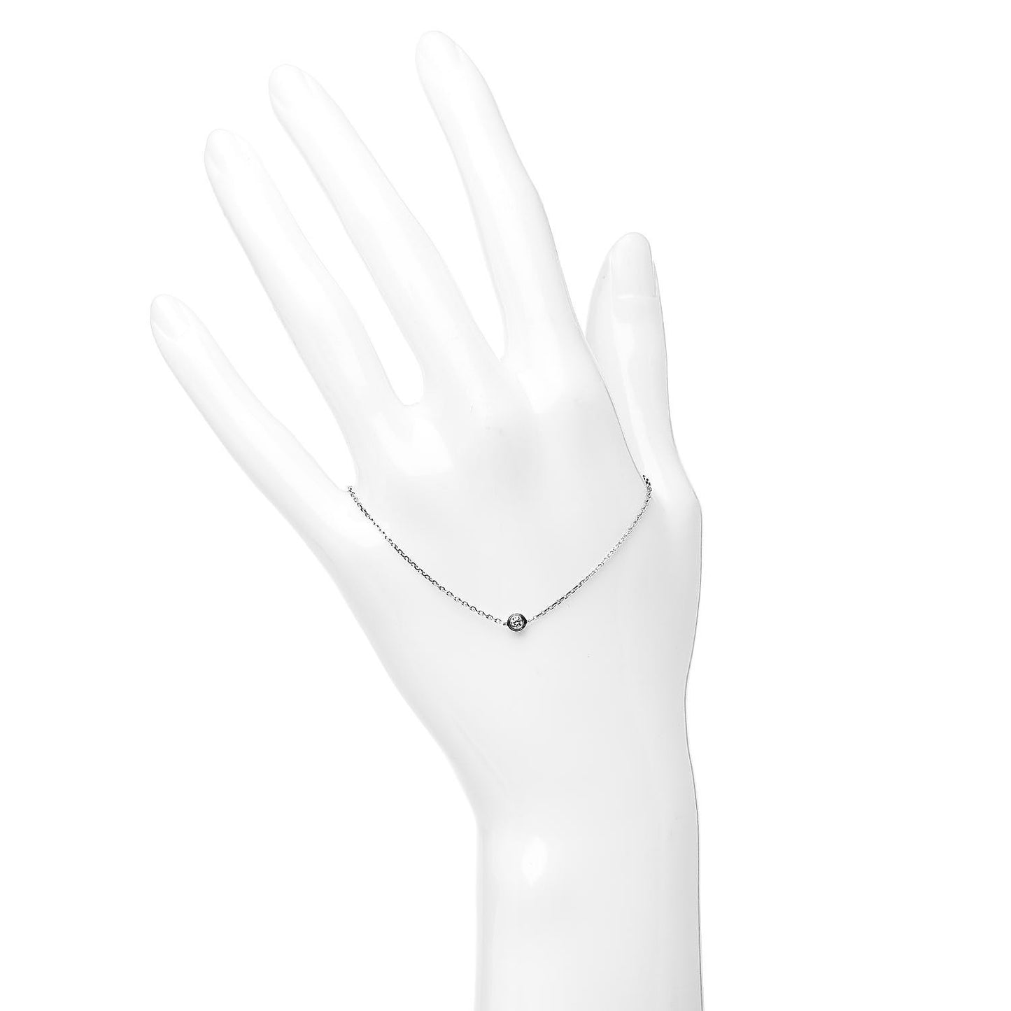 18K White Gold Diamond XS D'Amour Bracelet