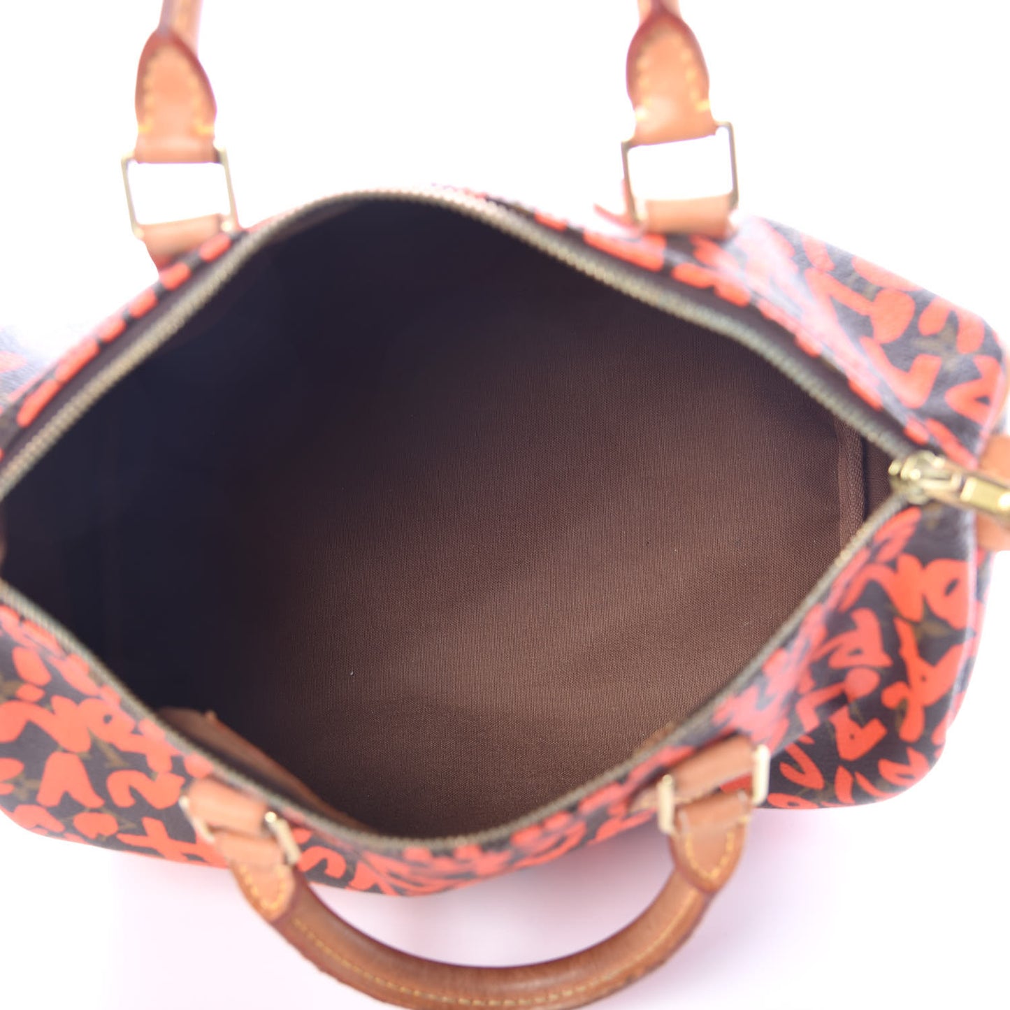 Monogram Graffiti Speedy 30 Orange