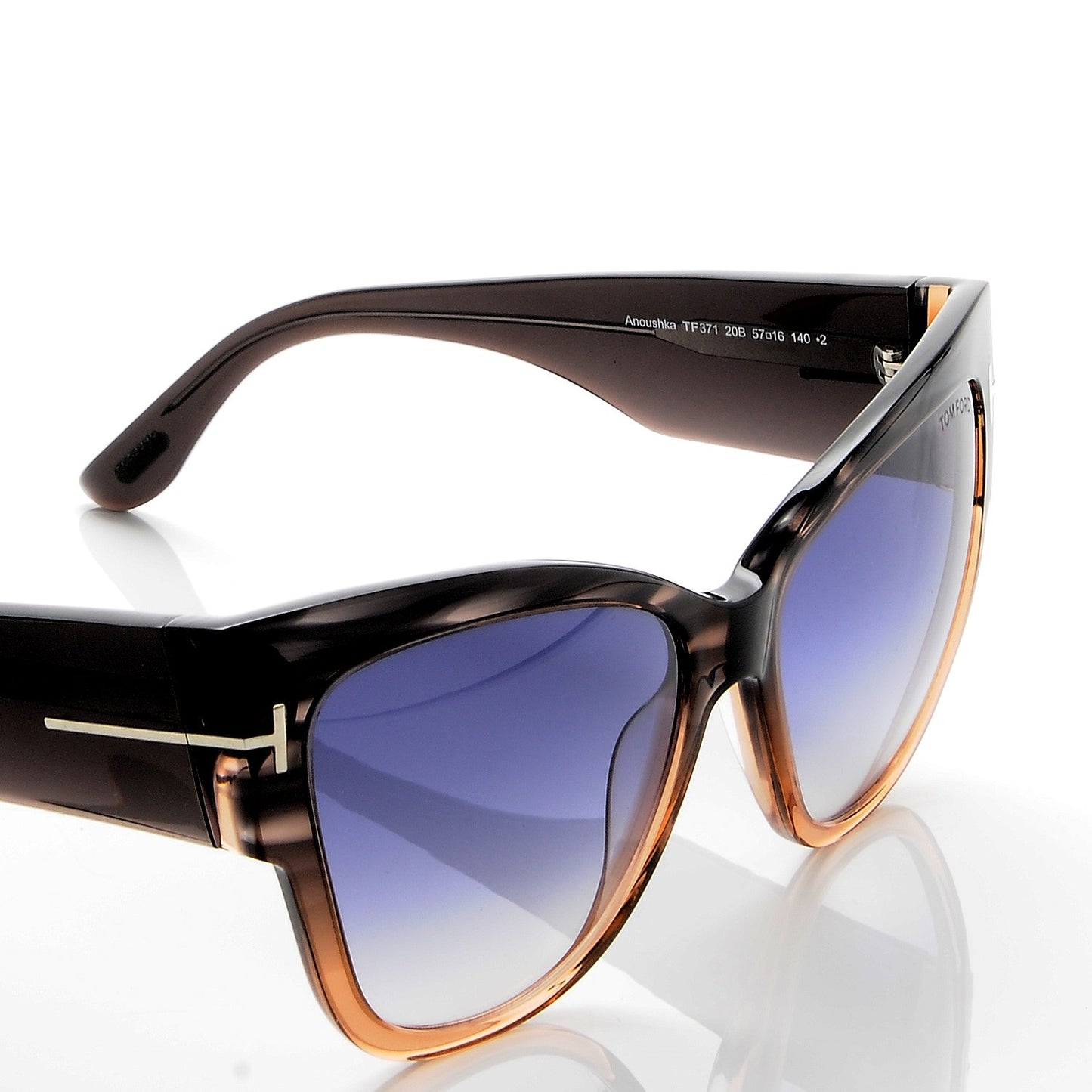 Anoushka Sunglasses TF371 Melange Grey Peach