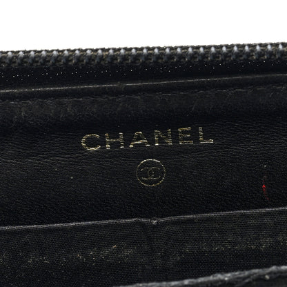 Chanel Caviar Large Timeless CC Zip Around Wallet Black 6 of 7