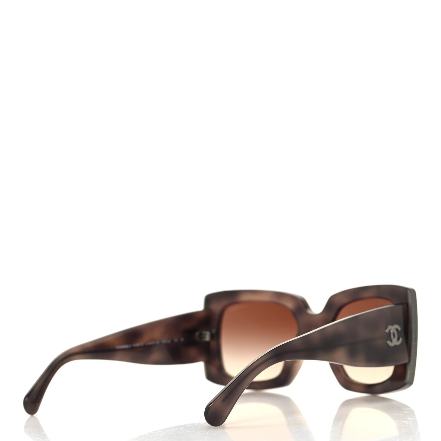 Chanel Acetate Rectangle Sunglasses 5435-A 4 of 7