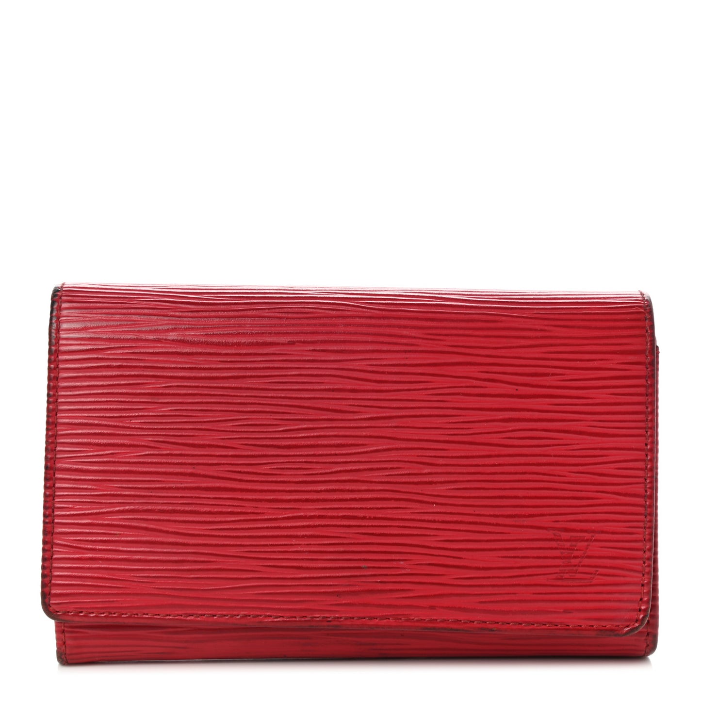 Epi Porte-Monnaie Billets Tresor Wallet Castillan Red
