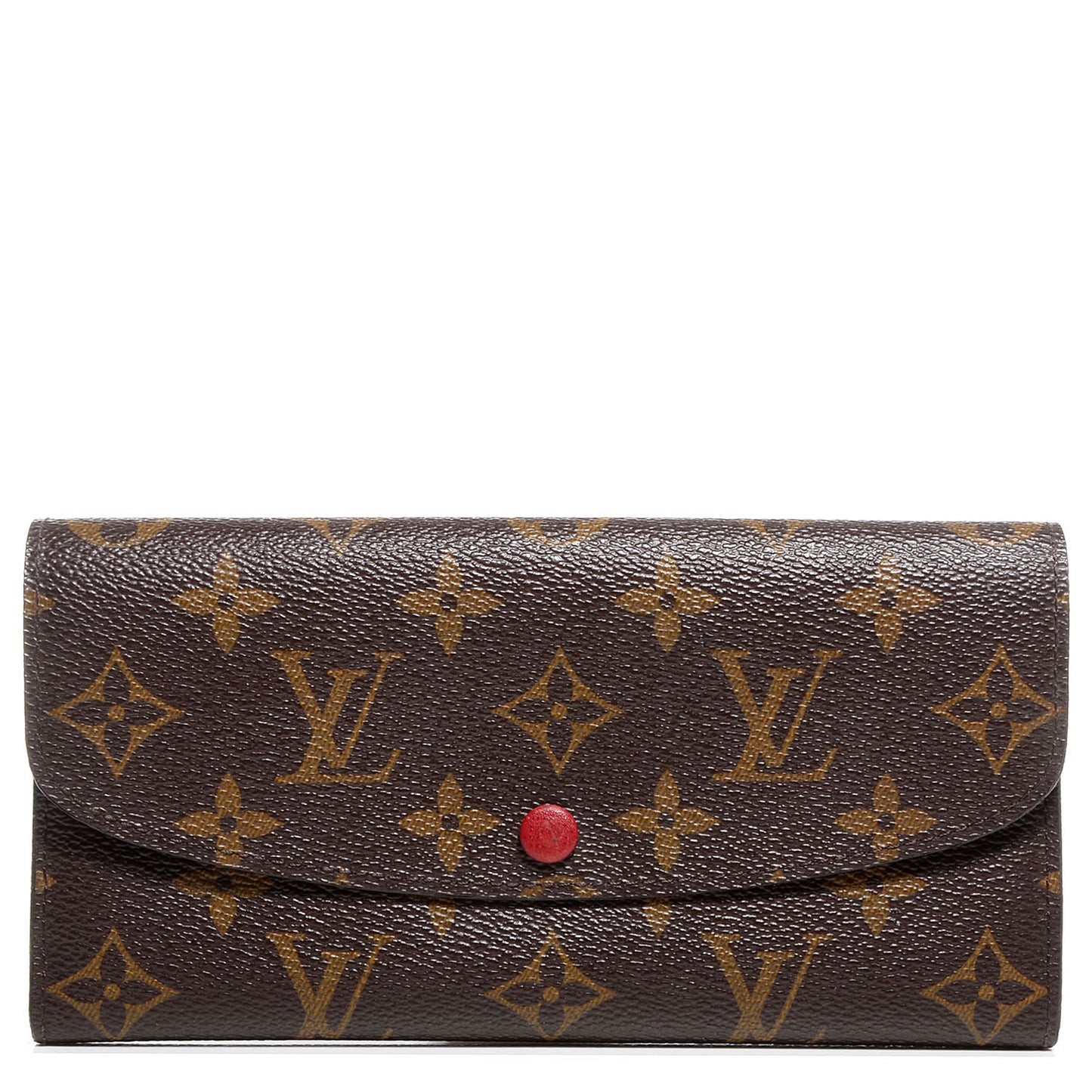 Monogram Emilie Wallet Red