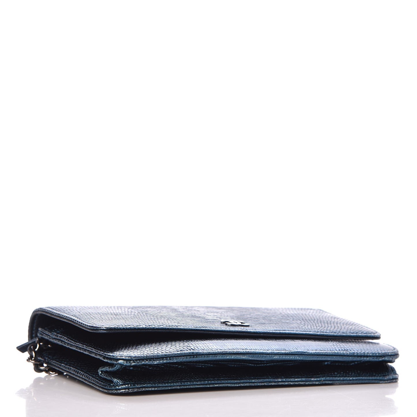 Iridescent Lizard Wallet on Chain WOC Blue