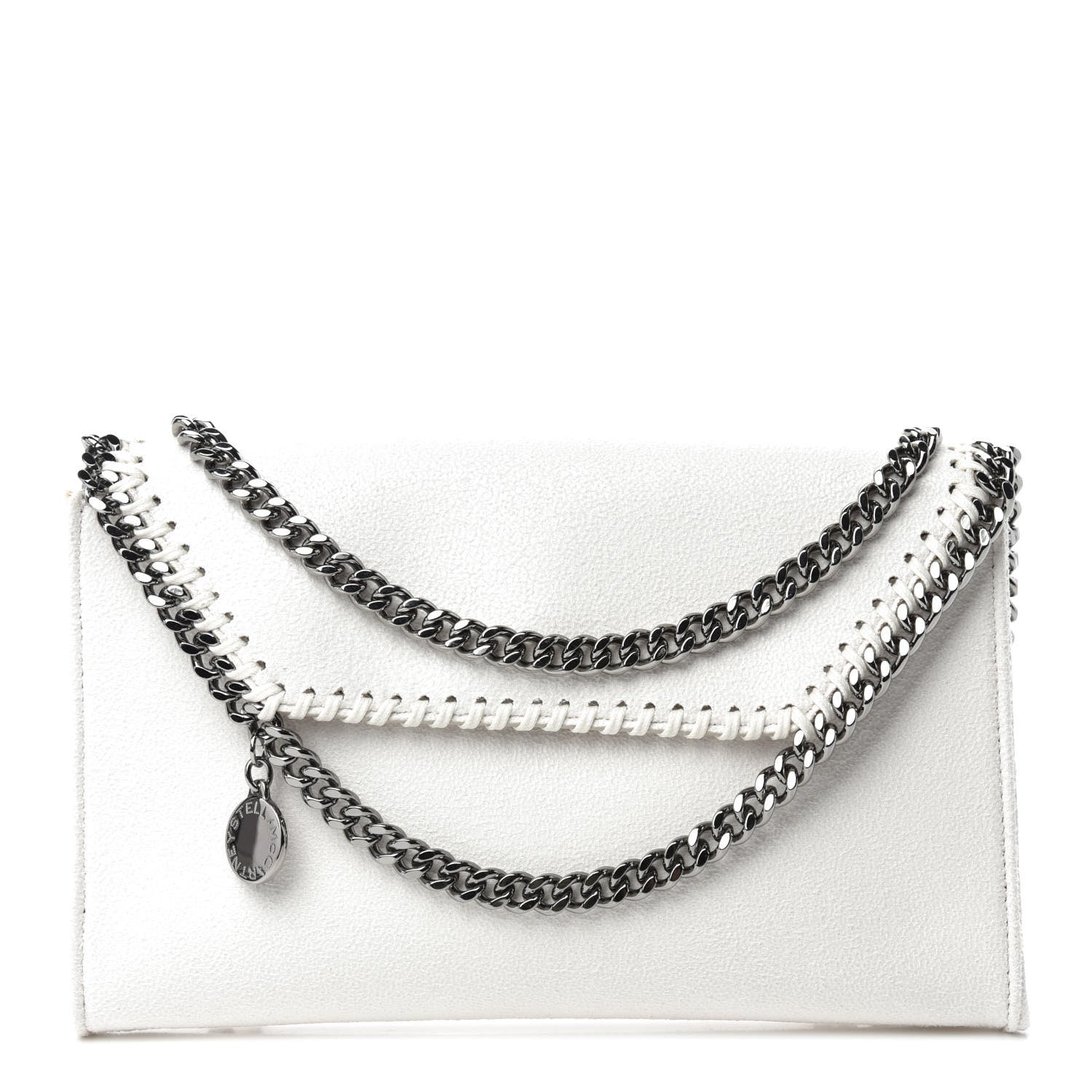 Stella McCartney Shaggy Deer Mini Falabella Crossbody Bag White 1 of 10