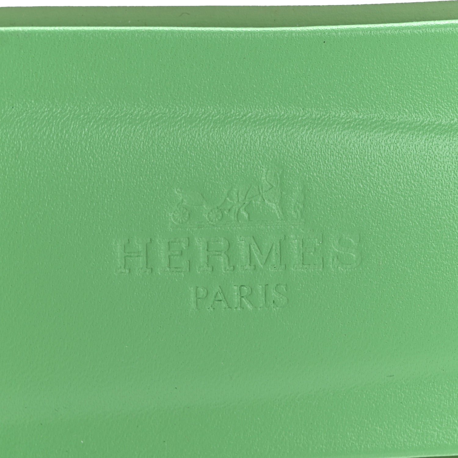 Hermes Epsom Oran Sandals 38 Vert Pomme 8 of 13