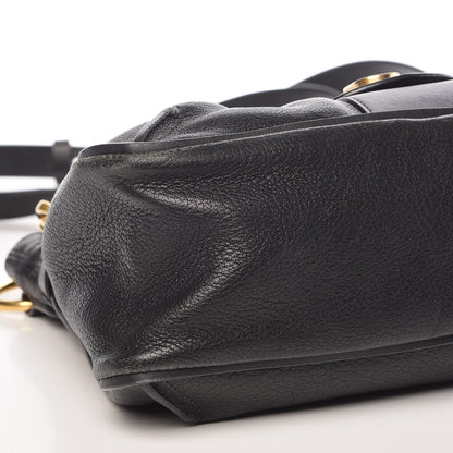 Chloe Grained Lambskin Calfskin Small Lexa Shoulder Bag Black 9 of 10