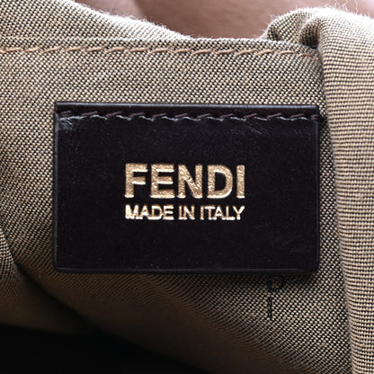 Fendi Metallic Calfskin Forever Hobo Brown 5 of 8