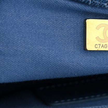 Chanel Denim Quilted Mini Denim Mood Rectangular Flap Blue Multicolor 7 of 10
