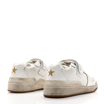 Saint Laurent Calfskin Perforated Womens SL24 Sneakers 37 White 4 of 9