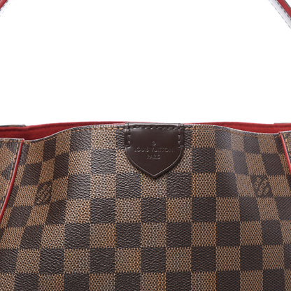 Louis Vuitton Damier Ebene Caissa Hobo Cherry 10 of 11