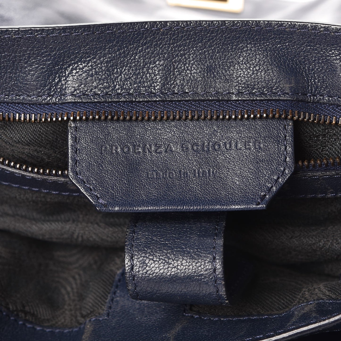 Lambskin Medium PS1 Satchel Midnight