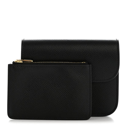 Hermes Epsom Constance Slim Wallet Black 3 of 10