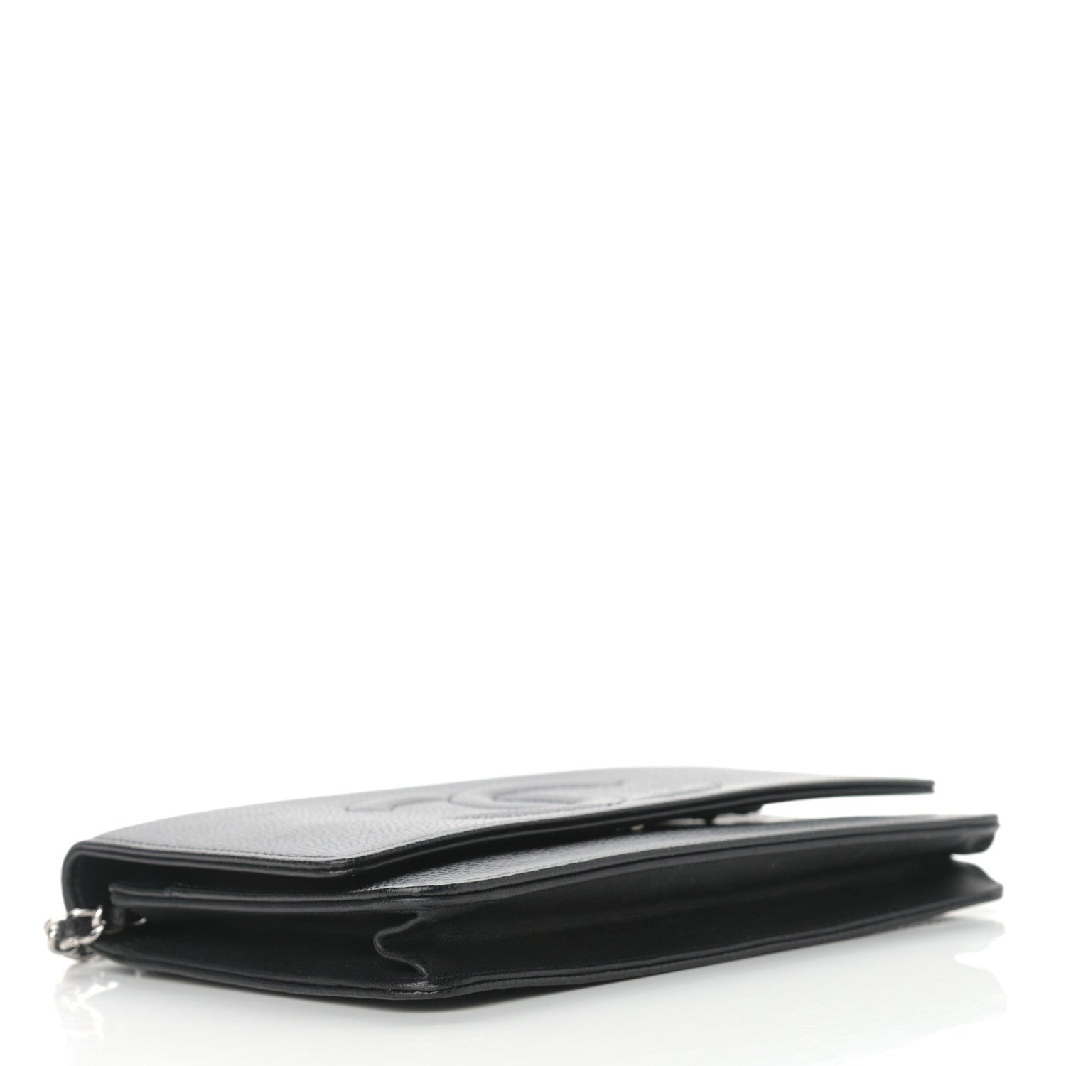 Chanel Caviar Timeless CC Wallet On Chain WOC Black 4 of 11