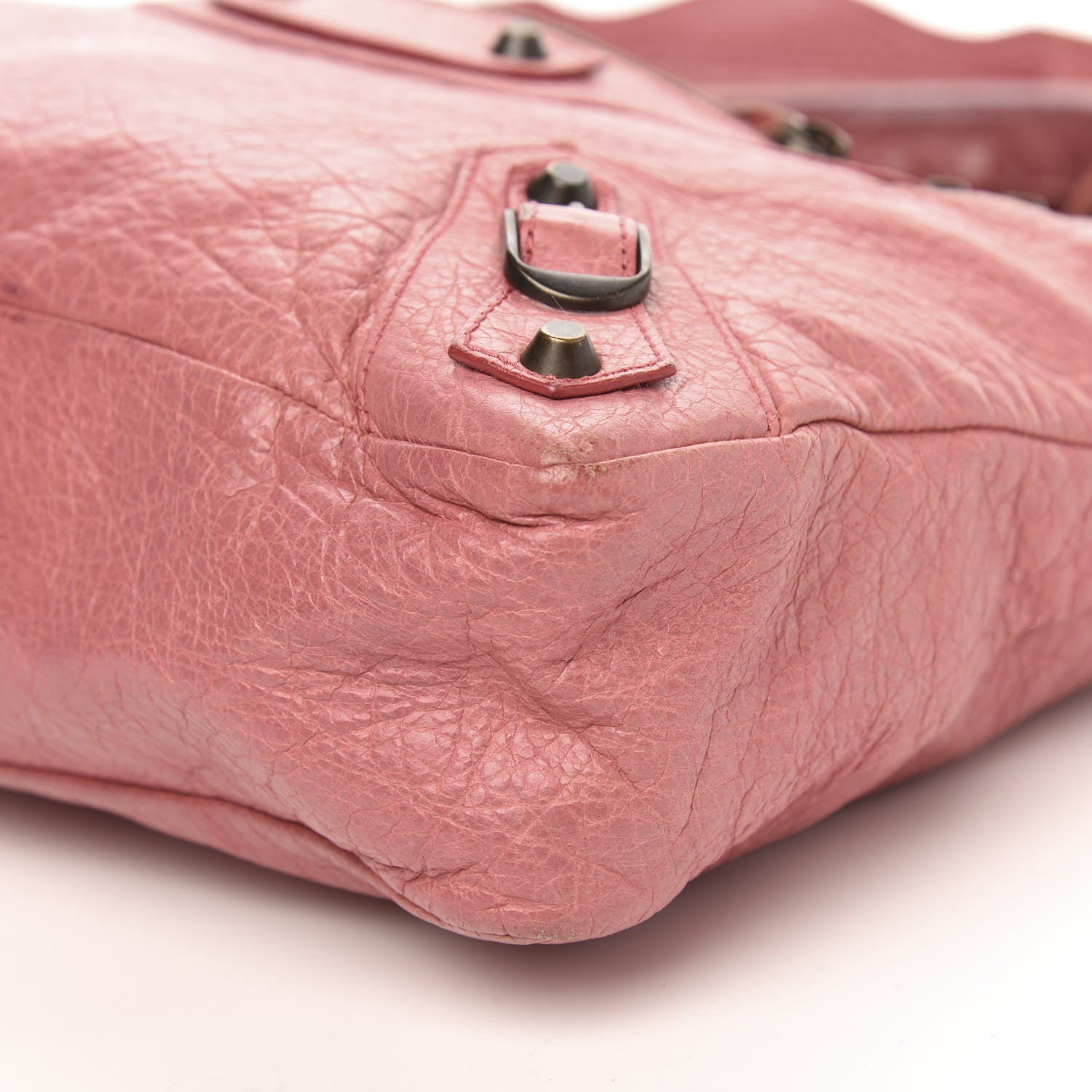 Balenciaga Agneau Classic Hardware Town Rose Bombon Raspberry 10 of 14