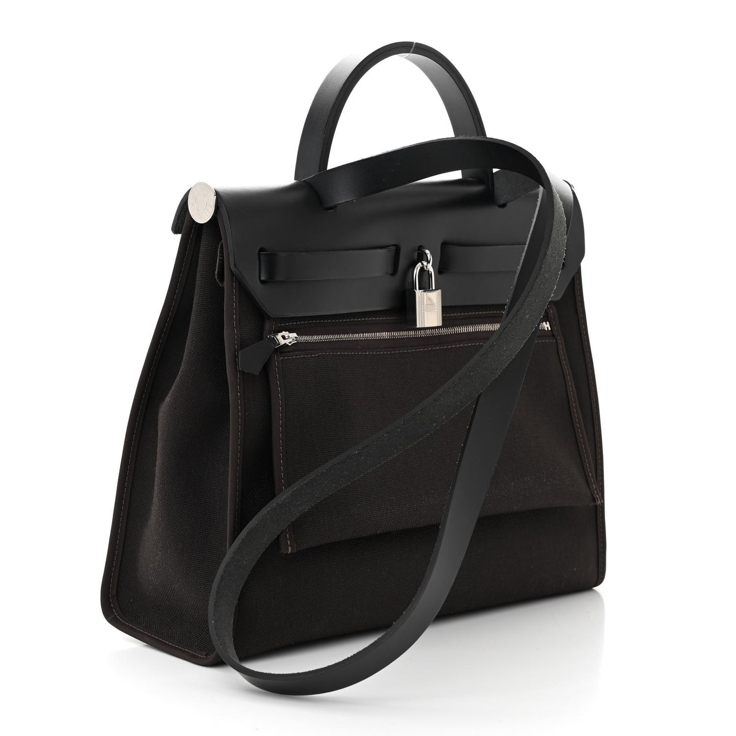 Military Toile Vache Hunter Herbag Zip 31 PM Ebene Black
