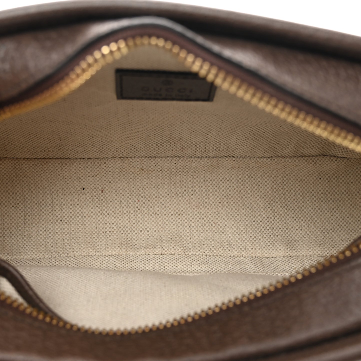 Monogram Jumbo GG Textured Dollar Calfskin Web Mini Crossbody Bag Camel Ebony New Acero
