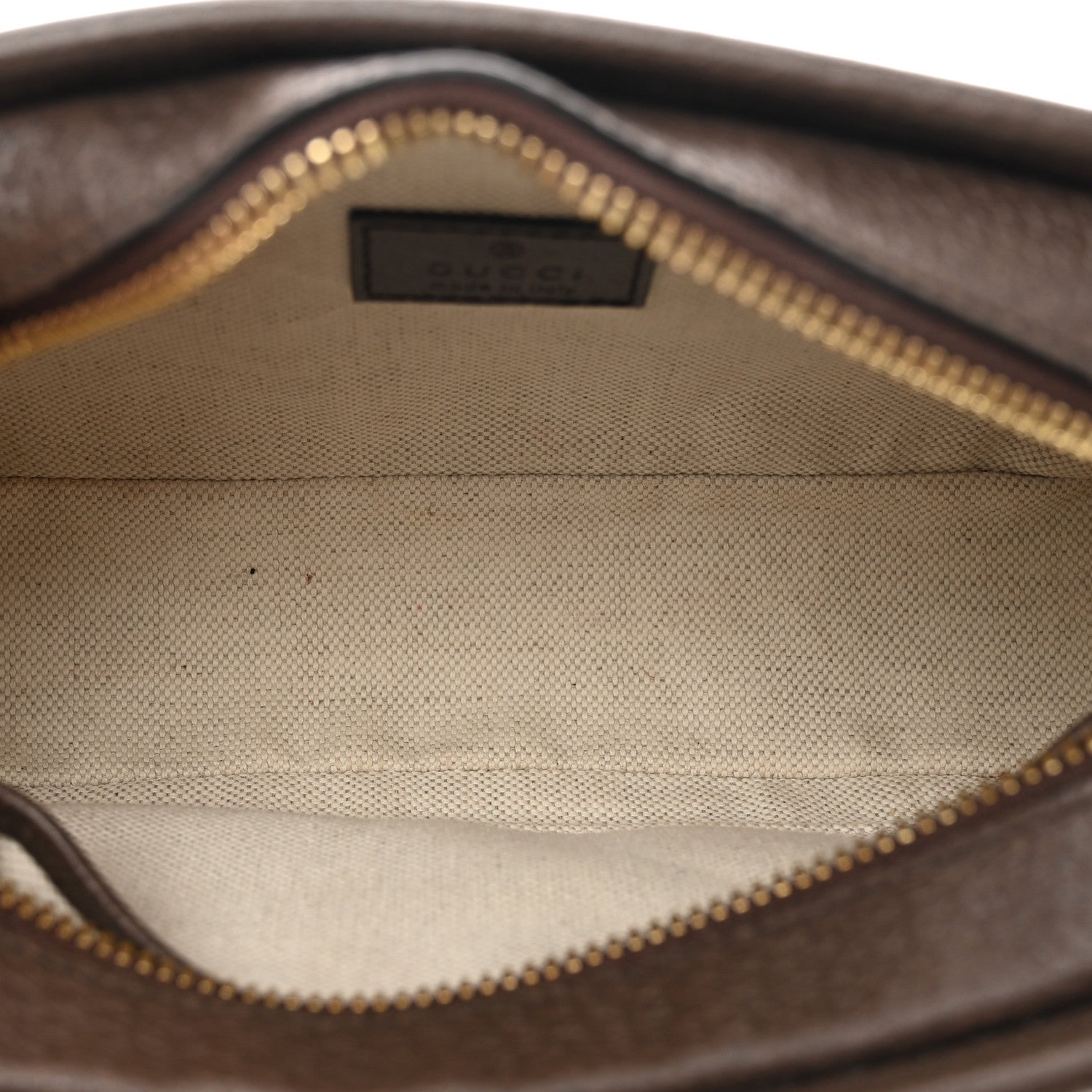 Gucci Monogram Jumbo GG Textured Dollar Calfskin Web Mini Crossbody Bag Camel Ebony New Acero 5 of 8