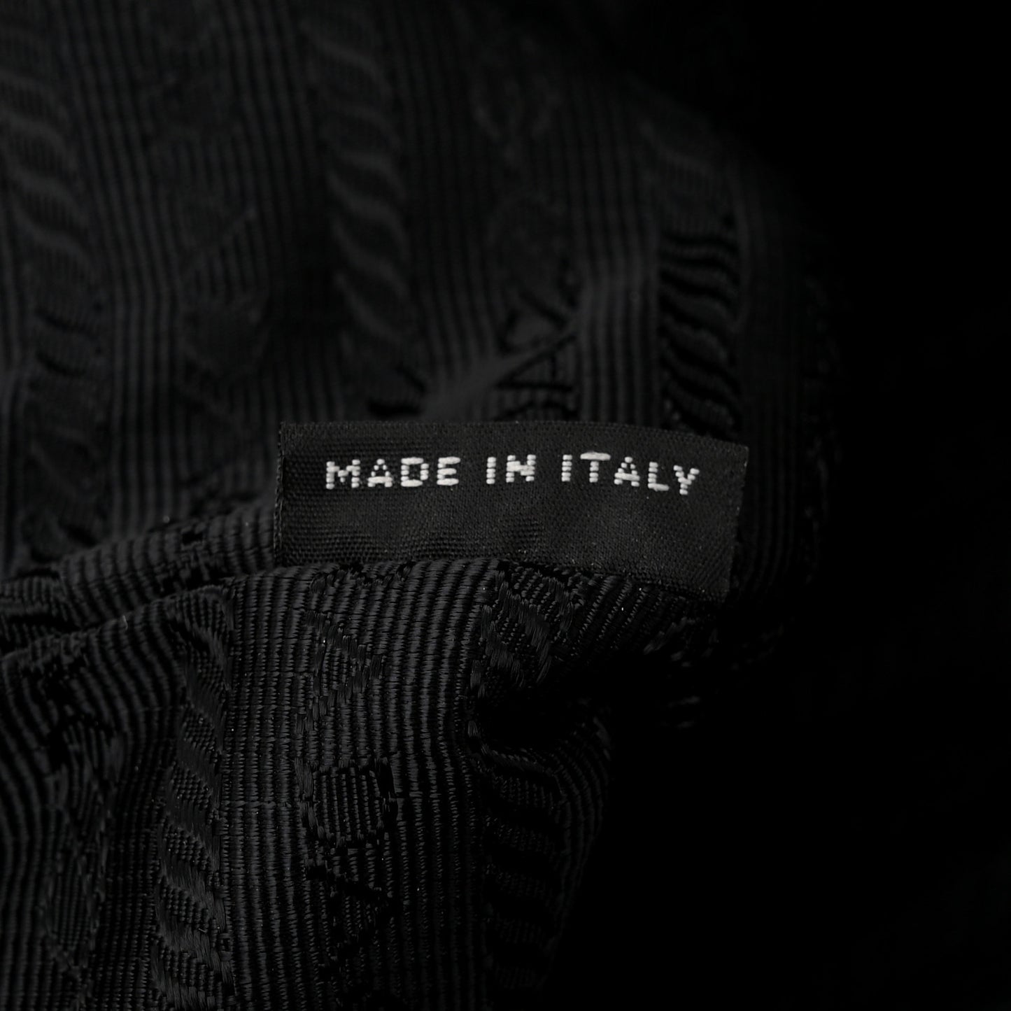 Tessuto Nylon Saffiano Tote Black