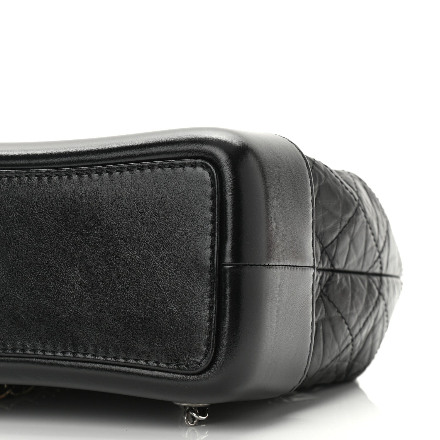 Chanel Aged Calfskin Quilted Small Gabrielle Backpack Black 6 of 10