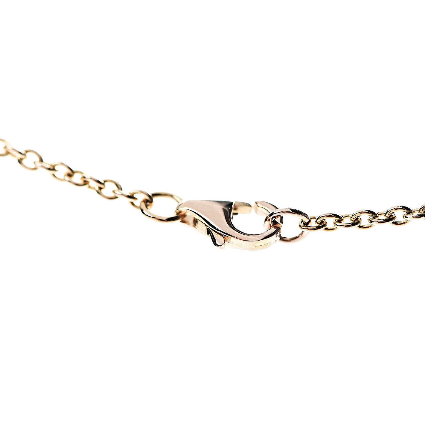 18K Pink Gold Interlocking LOVE Necklace