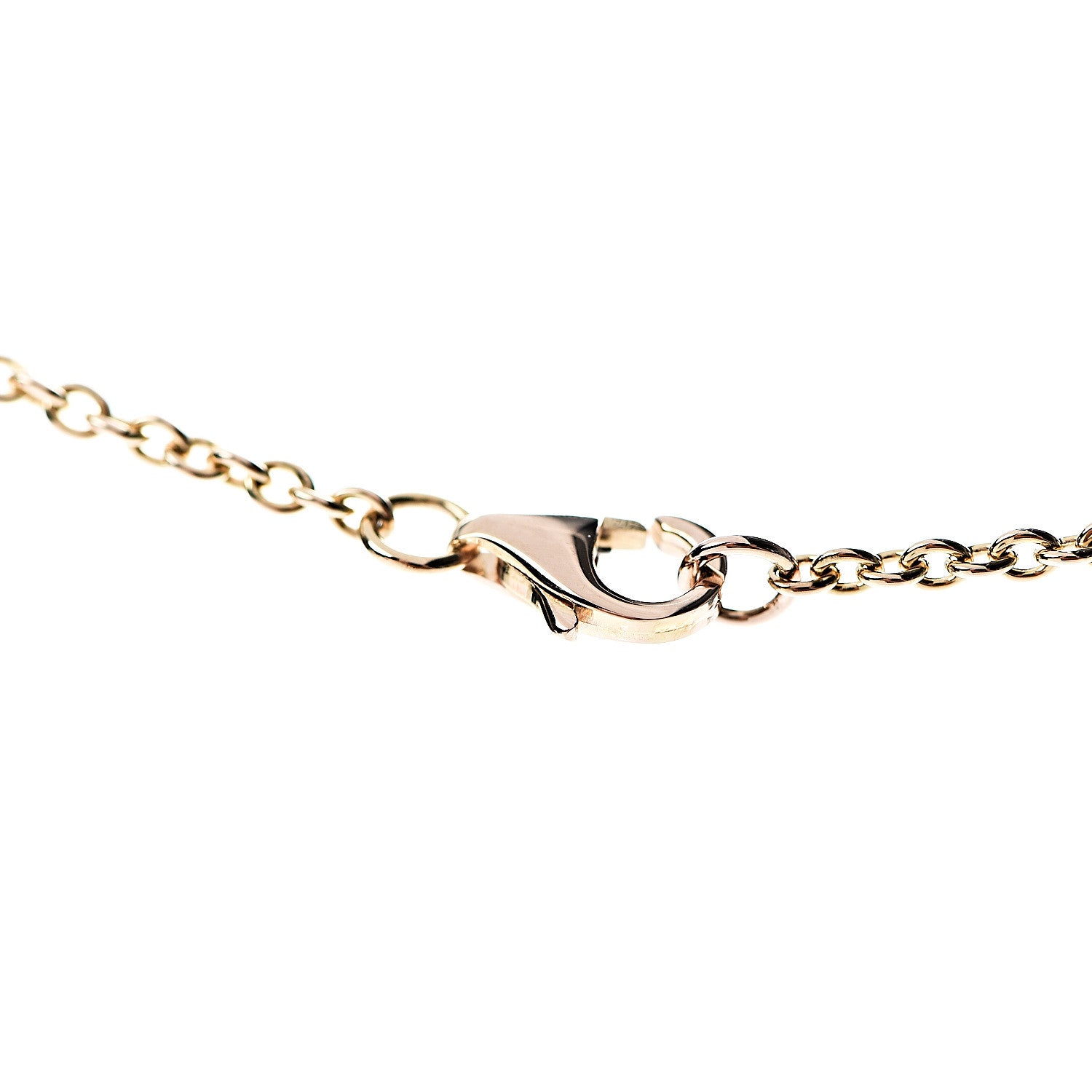 Cartier 18K Pink Gold Interlocking LOVE Necklace 6 of 6